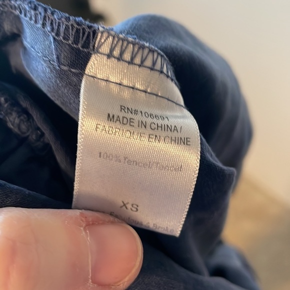 Blue Strapless Jumpsuit Drawstring Waist Casual‎ Comfy One Piece NWT - Picture 7 of 7